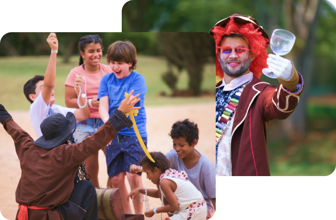 Experiências oferecidas as hóspedes pelo time do Aguativa Golf Resort.