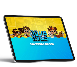 Capa do e-book "Aguativos em busca do Sol", um dos materiais do blog do Aguativa Golf Resort.