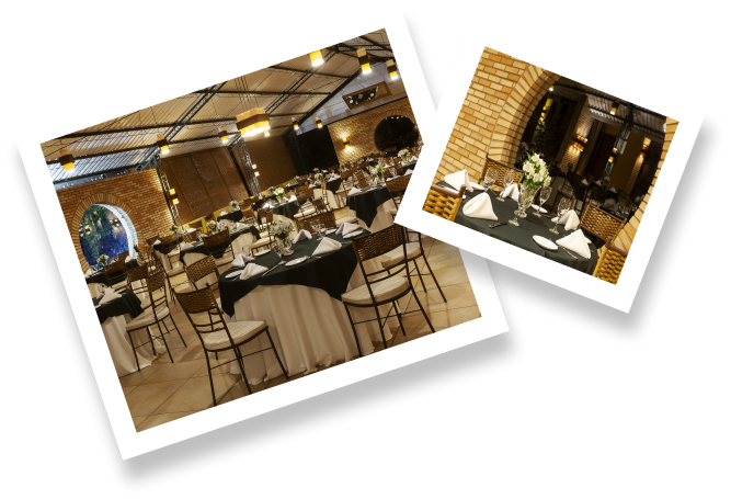 Imagens do restaurante, uma das experiências oferecidas pelo Aguativa Golf Resort.